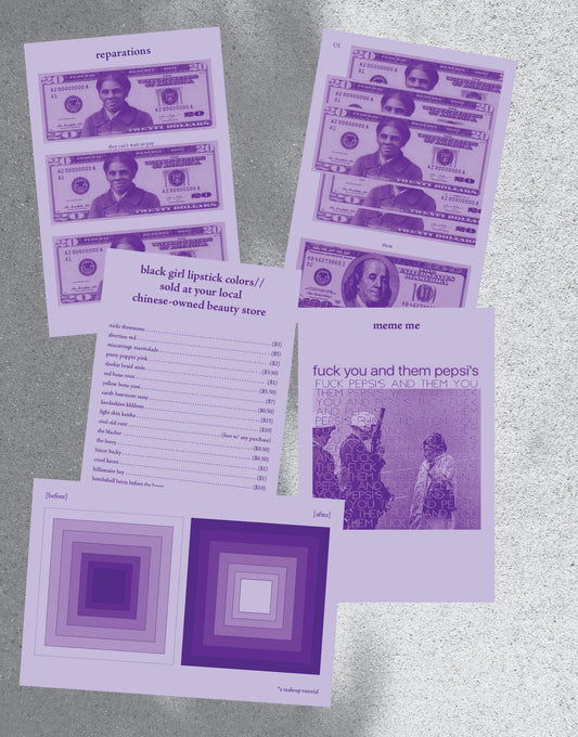 postcard set from the monumental misrememberings