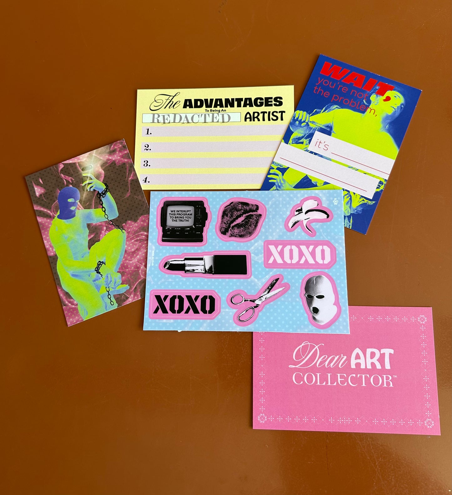 Guerrilla Girls-Inspired Sticker + Postcard Pack