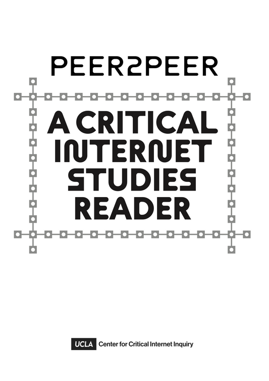 Peer2Peer: A Critical Internet Studies Reader PDF Download
