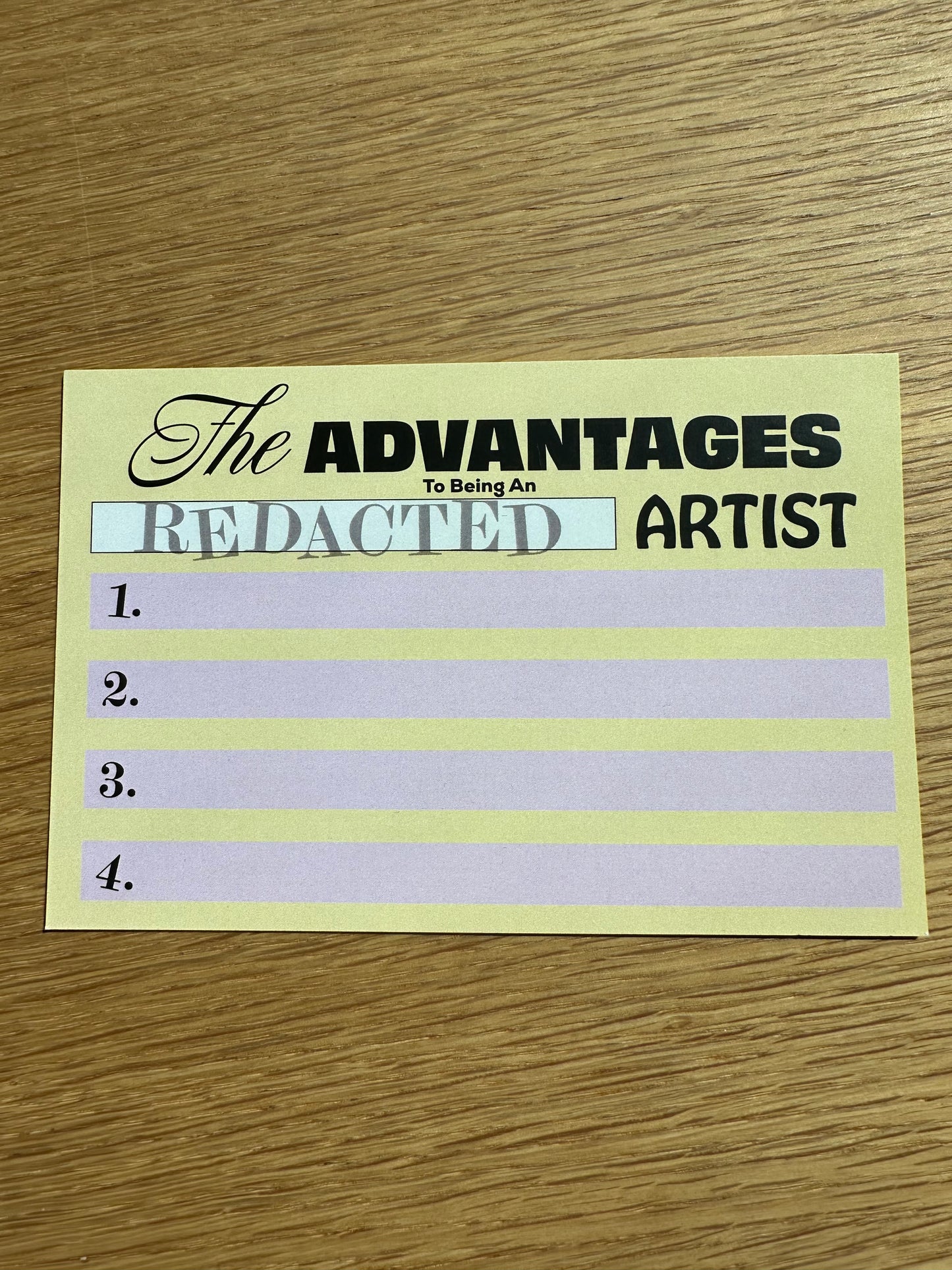 Guerrilla Girls-Inspired Sticker + Postcard Pack