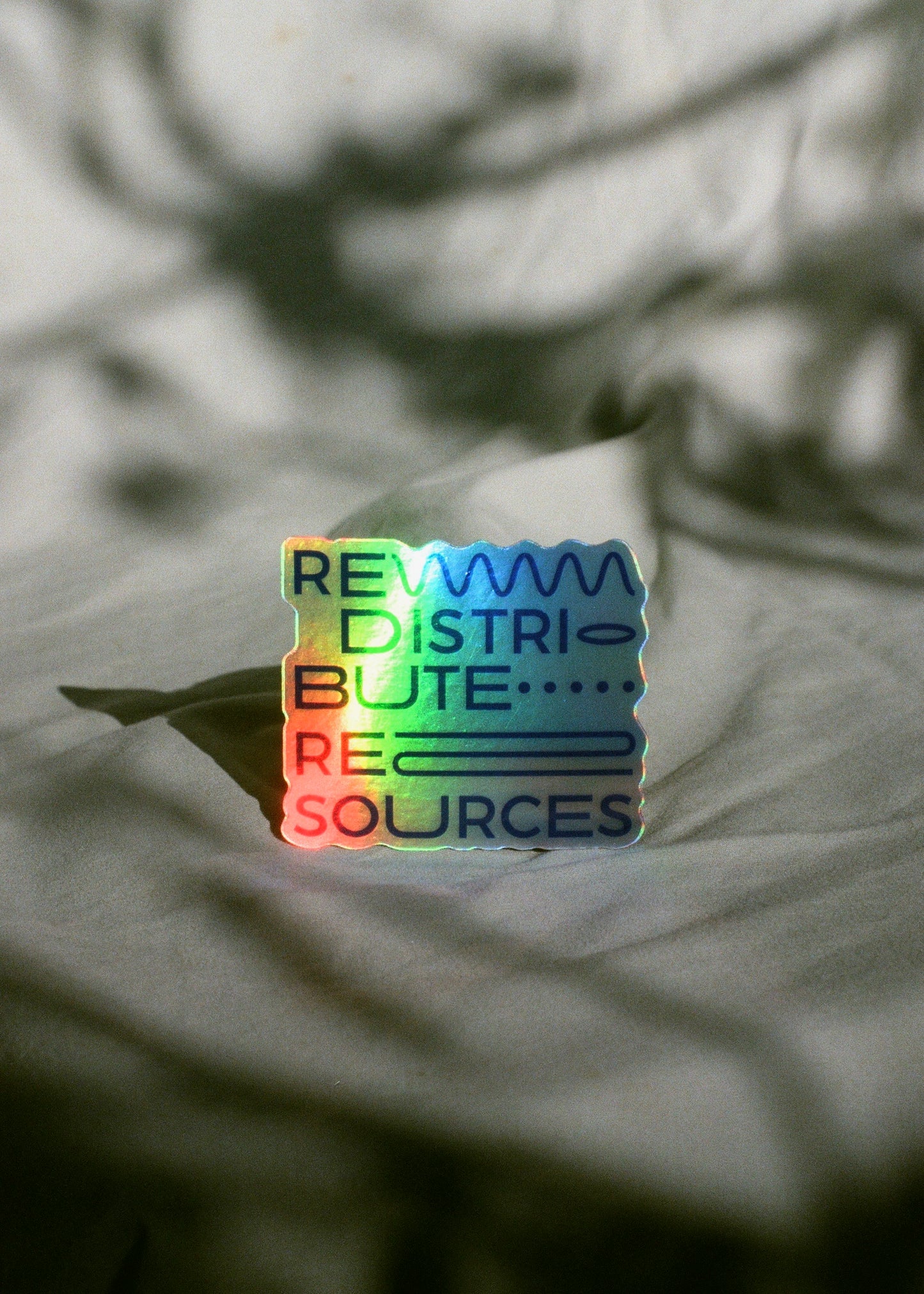Redistribute Resources Sticker